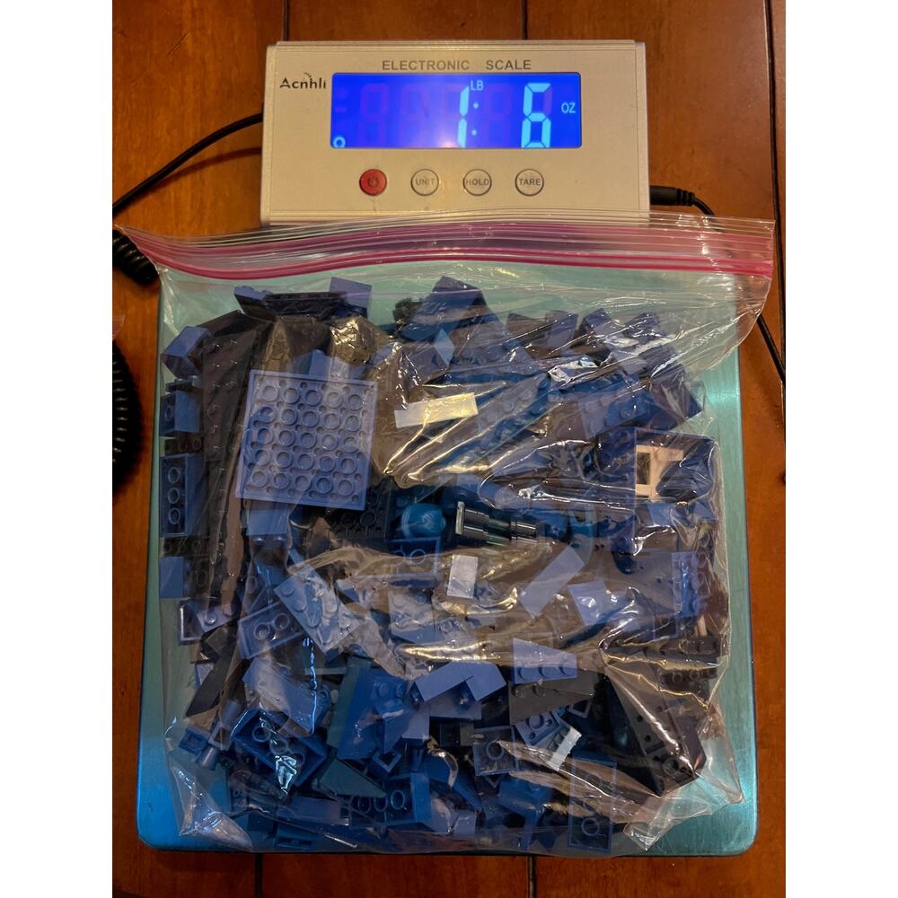 All Blue Lego Pieces 1 bag = 1 lb. 6 oz.